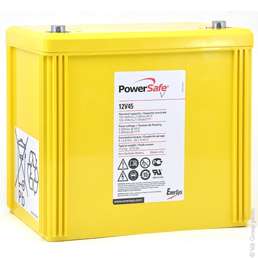 [ENIAMP3756] Batterie(s) Batterie onduleur (UPS) PowerSafe V 12V45 12V 46Ah M6-F