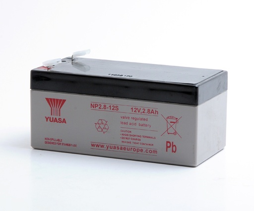 [ENIAMP9213] Batterie(s) Batterie plomb AGM YUASA NP2.8-12 12V 2.8Ah F4.8