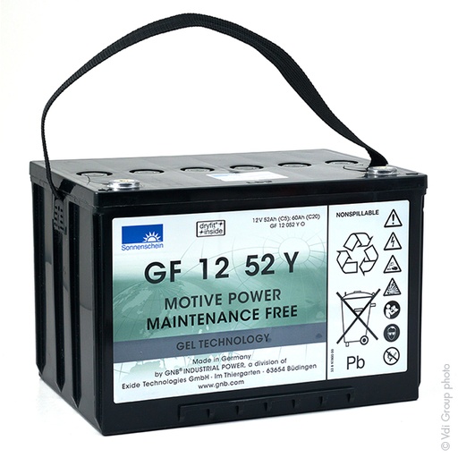 [ENIAMP80249] Batterie(s) Batterie traction SONNENSCHEIN GF-Y GF12052Y0 12V 60Ah M6-F