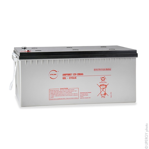 [ENIAMP9067] Batterie(s) Batterie plomb etanche gel NX 200-12 Cyclic 12V 200Ah M8-F