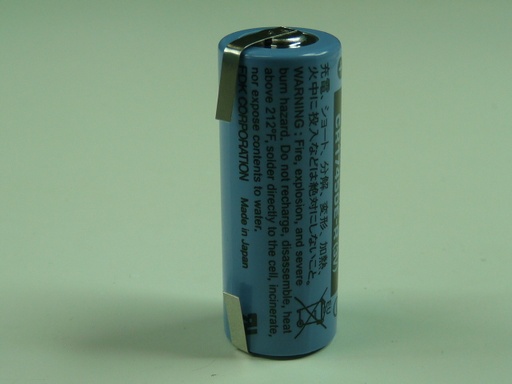 [ENIPCL00141] Pile(s) Pile lithium CR17450E-R 3V 2400mAh T2