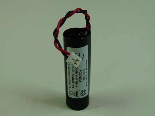 [ENIPCL00283] Pile(s) Pile lithium CRAA 3V 2Ah JST