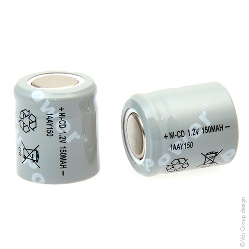 [ENIACN9241] Accumulateur(s) Accu NiCd 1/3AA Y150 1.2V 150mAh FT