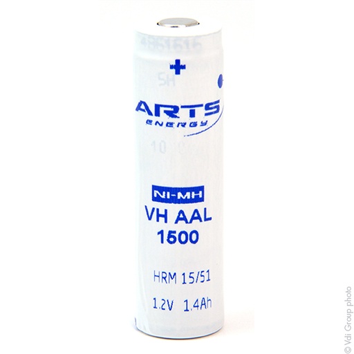 [ENIACH7402] Accumulateur(s) Accus Nimh industriels VH AAL 1500 CFG 1.2V 1.4Ah FT