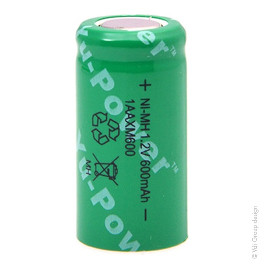 [ENIACH9220] Accumulateur(s) Accus Nimh industriels 2/3AA 1AAXM600 1.2V 600mAh