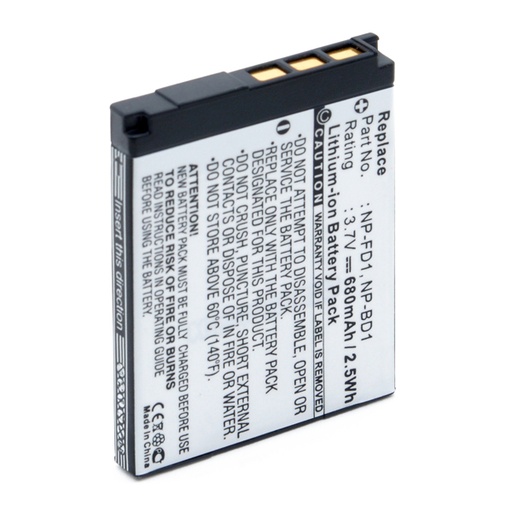 [ENIFML9084] Batterie(s) Batterie appareil photo - caméra 3.6V 680mAh