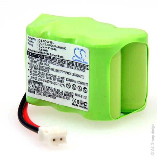 [ENIAMH9068] Unité(s) Batterie collier pour chien 7.2V 210mAh