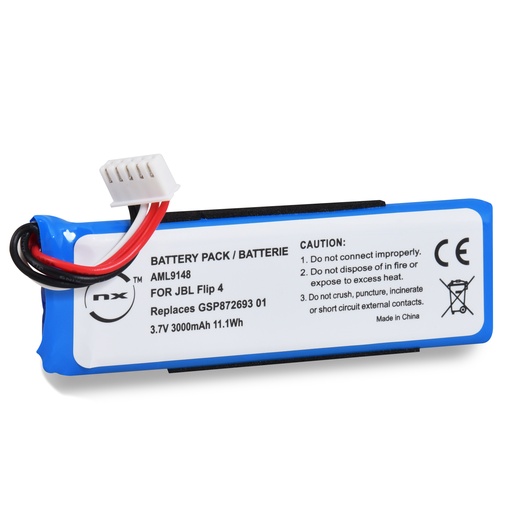 [ENIAML9148] Batterie(s) Batterie enceinte bluetooth 3.7V 3000mAh