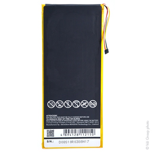 [ENITML90118] Batterie(s) Batterie tablette 3.7V 3300mAh