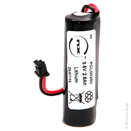 [ENIPCL00250] Pile(s) Pile lithium industrie 1x AA 1S1P ST1 3.6V 2600mAh FC