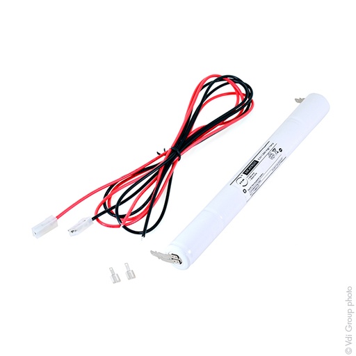 [ENIMGN9058] Batterie(s) Batterie eclairage secours 5xSC ST4 + fils 6V 1.6Ah