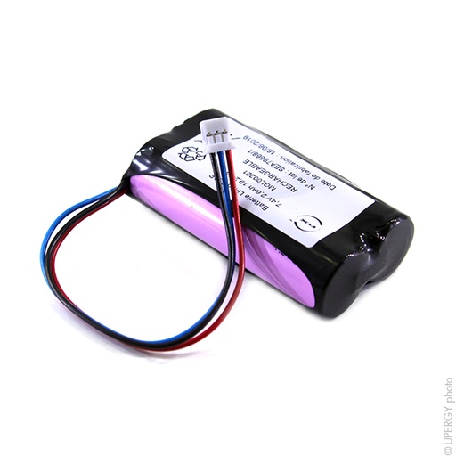 [ENIMGL00221] Pack(s) Batterie Li-Ion 2x 18650 2S1P ST1 7.2V 3.5Ah JST