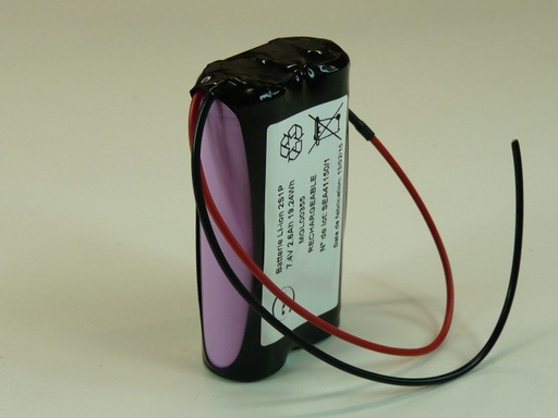 [ENIMGL00355] Pack(s) Batterie Li-Ion 2x 18650 2S1P ST1 7.2V 3.5Ah F150