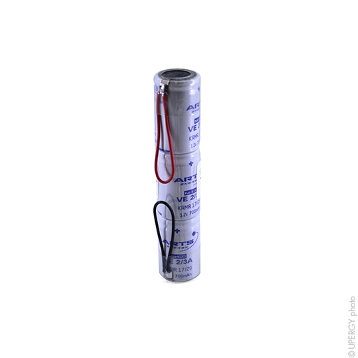 [ENIMGN0270] Pack(s) Batterie Nicd  VE 2/3 A600 3.6V 600mAh SG/F