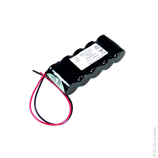 [ENIMGN0607] Pack(s) Batterie Nicd 5x SC  5S1P  ST1 6V 1.8Ah Fils