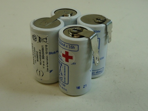 [ENIMXN0032] Batterie(s) Batterie Nicd 4 Cs 1300 4.8V 1.6Ah