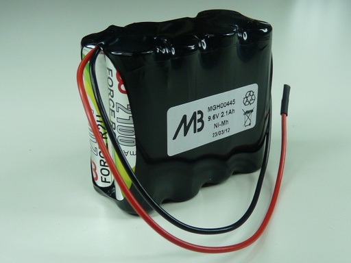 [ENIMGH00445] Pack(s) Batterie Nimh 8x AA MB 8S1P ST2 9.6V 2000mAh Fils