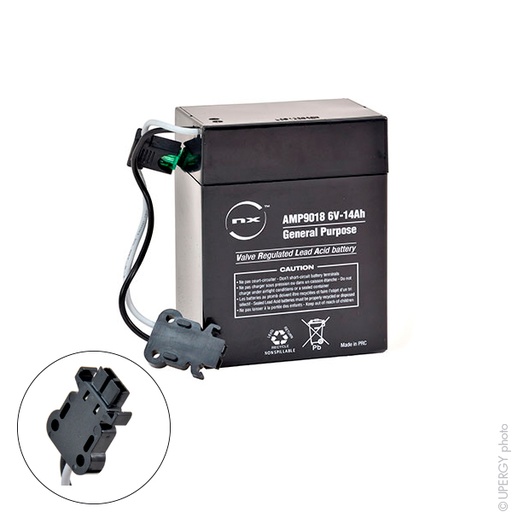 [ENIAMP9018] Unité(s) Batterie plomb AGM NX 14-6 General Purpose 6V 14Ah TH