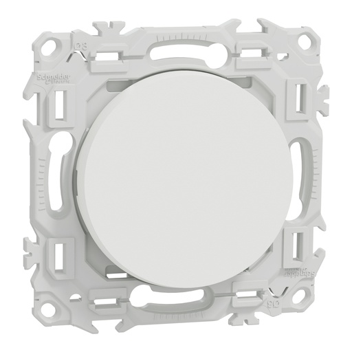 [SCHS920204] Odace - va-et-vient ou poussoir - 10AX - blanc craie