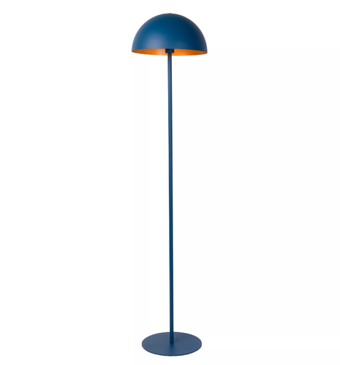 [LUC45796/01/35] SIEMON Lampadaire-Bleu-Ø35-1xE27-40W-Acier