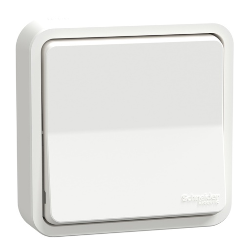 [SCHMUR39037] Mureva Styl - Va et vient - complet encastré - IP55 - IK08 connex auto - blanc