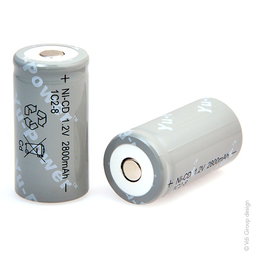 [ENIACN9219] Unité(s) Accu NiCd C 1C2-8 1.2V 2800mAh FT