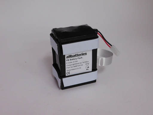 [ENIMMP28105] Unité(s) Batterie médicale rechargeable 1x LC-R 1S1P 6V 4Ah Molex