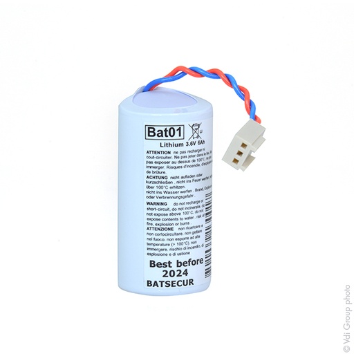 [ENIPCL1205] Pile(s) Batterie systeme alarme BATSECUR BAT01 3.6V 6Ah