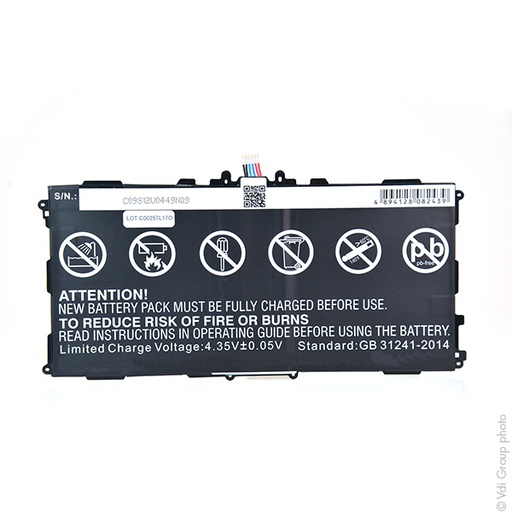 [ENITML90149] Batterie(s) Batterie tablette 3.8V 6600mAh
