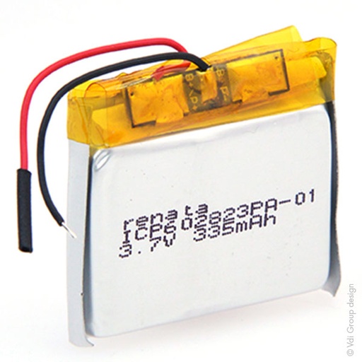 [ENIARL7301] Batterie(s) Batterie Li-Po 1S1P ICP602823PA + PCM UN38.3 3.7V 350mAh fils