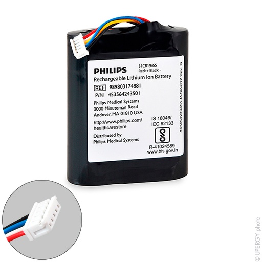 [ENIAML0785] Batterie(s) Batterie médicale rechargeable Philips 11.1V 2.4Ah