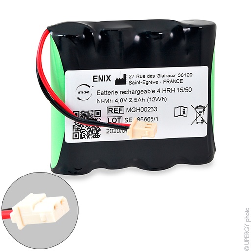 [ENIMGH00233] Batterie(s) Batterie médicale rechargeable SPENGLER ES60 4.8V 2.5Ah MOLEX