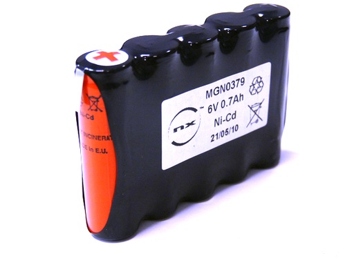 [ENIMGN0379] Pack(s) Batterie Nicd 5x AA VRE 5S1P ST1 6V 700mAh HBL
