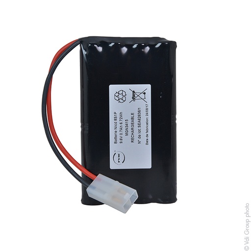 [ENIMGN3415] Pack(s) Batterie Nicd 8x AA NX 8S1P ST5 9.6V 700mAh Tamya