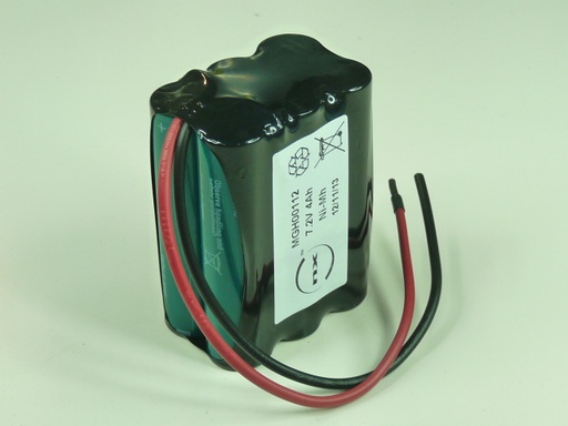 [ENIMGH00112] Pack(s) Batterie Nimh 6x 4/3A 6S1P ST2 7.2V 3.8Ah F150