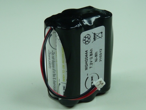 [ENIMGH00444] Batterie(s) Batterie Nimh 6x AAA NX 6S1P ST2 7.2V 800mAh Molex