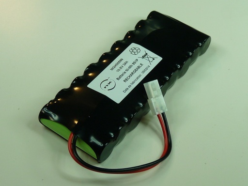 [ENIMGH00599] Pack(s) Batterie Nimh 9x AA 9S1P ST1 10.8V 2Ah Molex
