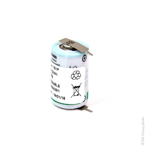 [ENIPCL0049] Pile(s) Pile lithium LS14250-2PF 1/2AA 3.6V 1.2Ah P2