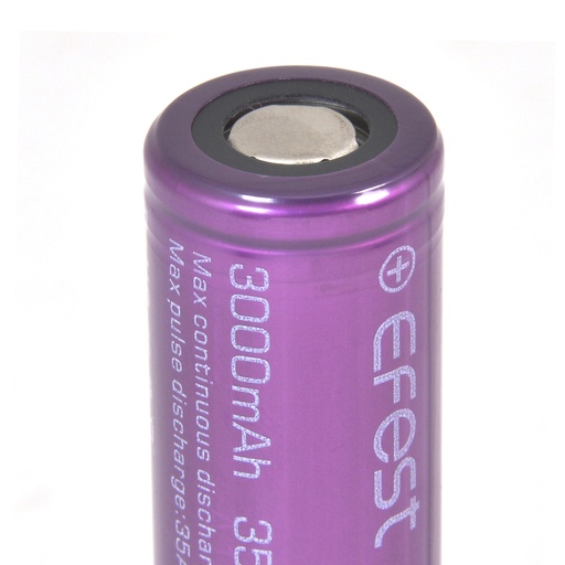 [ENIACL9045] Accumulateur(s) Accus Lithium-Ion EFEST IMR18650 Li-Mn HD 3.7V 3Ah FT