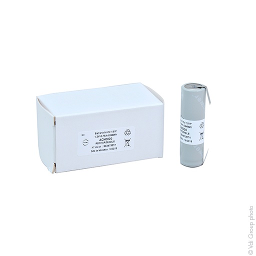 [ENIACN0020] Batterie(s) Accus Nicd industriels AA 1.2V 700mAh T2
