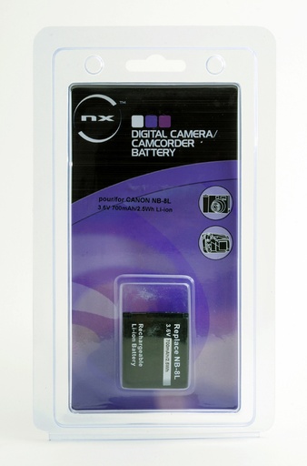 [ENIFML90125] Blister(s) x 1 Batterie appareil photo - caméra 3.7V 700mAh