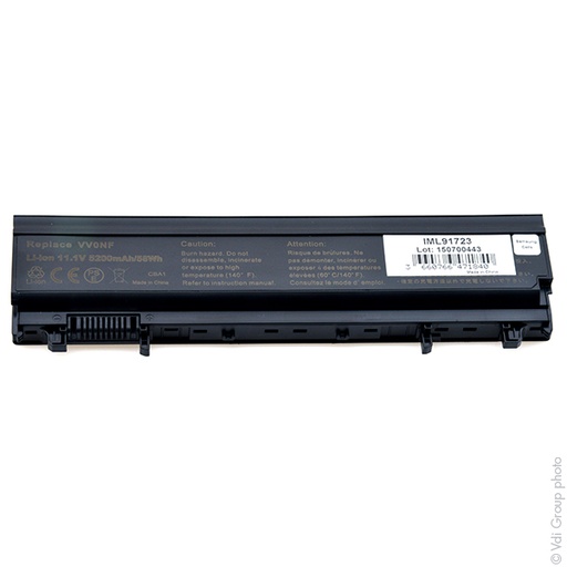 [ENIIML91723] Batterie(s) Batterie ordinateur portable 11.1V 5200mAh