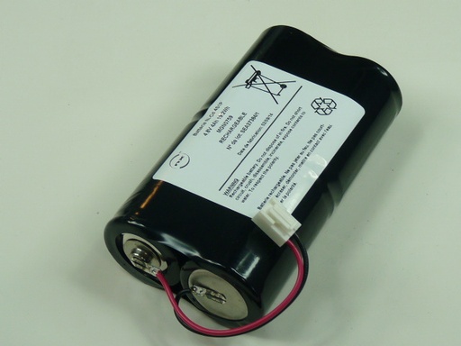 [ENIMGN0759] Pack(s) Batterie eclairage secours 4x D HT 4S1P ST5 4.8V 4.2Ah JST