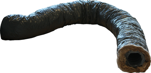 [UNV813924] Gaine souple isolée ECOSOFT, isolation 25 mm, zéro phtalate, D 160 mm, long 6 m