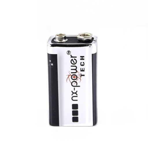 [ENIPRA9004] Blister(s) x 1 Pile alcaline blister x1 6LR61 Nx-Power Tech 9V 680mAh