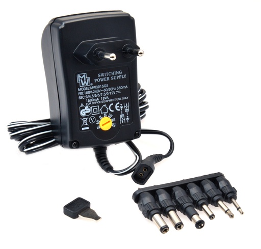 [ENILEX0313] Unité(s) Alimentation à découpage 3 à 12V/ 1.5 à 2.1A max. 100-240V