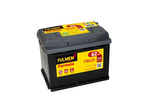 [ENIBPA7025] Batterie(s) Batterie voiture FULMEN Formula FB620 12V 62Ah 540A