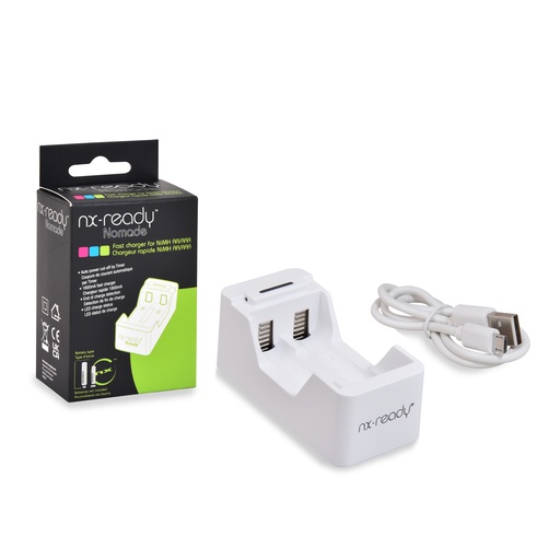 [ENICEH9024] Unité(s) Chargeur piles rapide NX READY pour 2AA ou 2AAA NiMH/NiCd