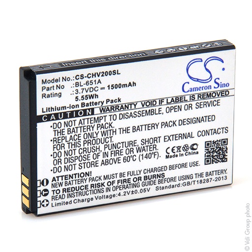 [ENIGML901146] Blister(s) x 1 Batterie téléphone portable pour Crosscall 3.7V 1200mAh