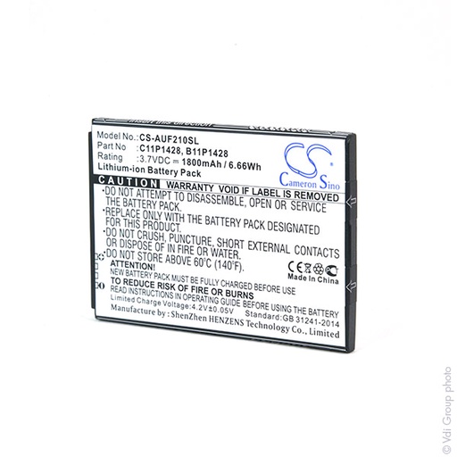 [ENIGML901336] Blister(s) x 1 Batterie téléphone portable pour Asus 3.7V 1800mAh
